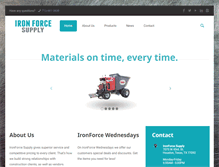 Tablet Screenshot of ironforcesupply.com